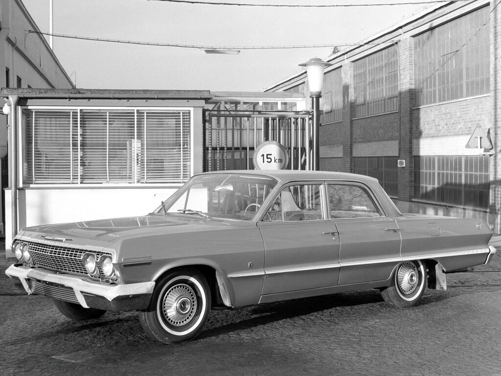 Chevrolet Impala (1769, 1869) 3 поколение, 2-й рестайлинг, седан (10.1962 - 09.1963)